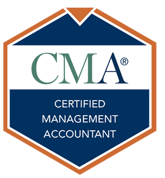 CMA Certified Management Accountant credential badge